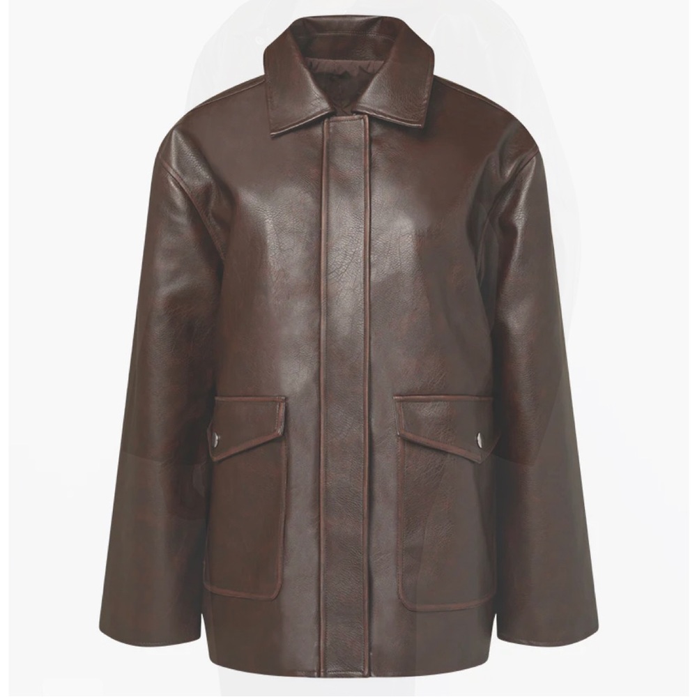 Vegan Leather Vintage WeWoreWhat Jacket